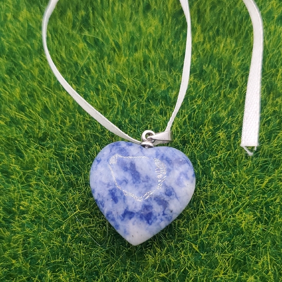 Estate Jewelry - Oceanic Sodalite Precious Stone Pendant P308